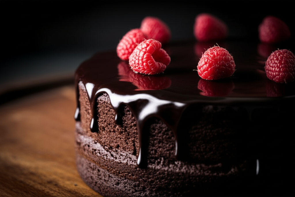 Torta de Chocolate Premium - Deliciosa torta de chocolate con ganache y decoración personalizada