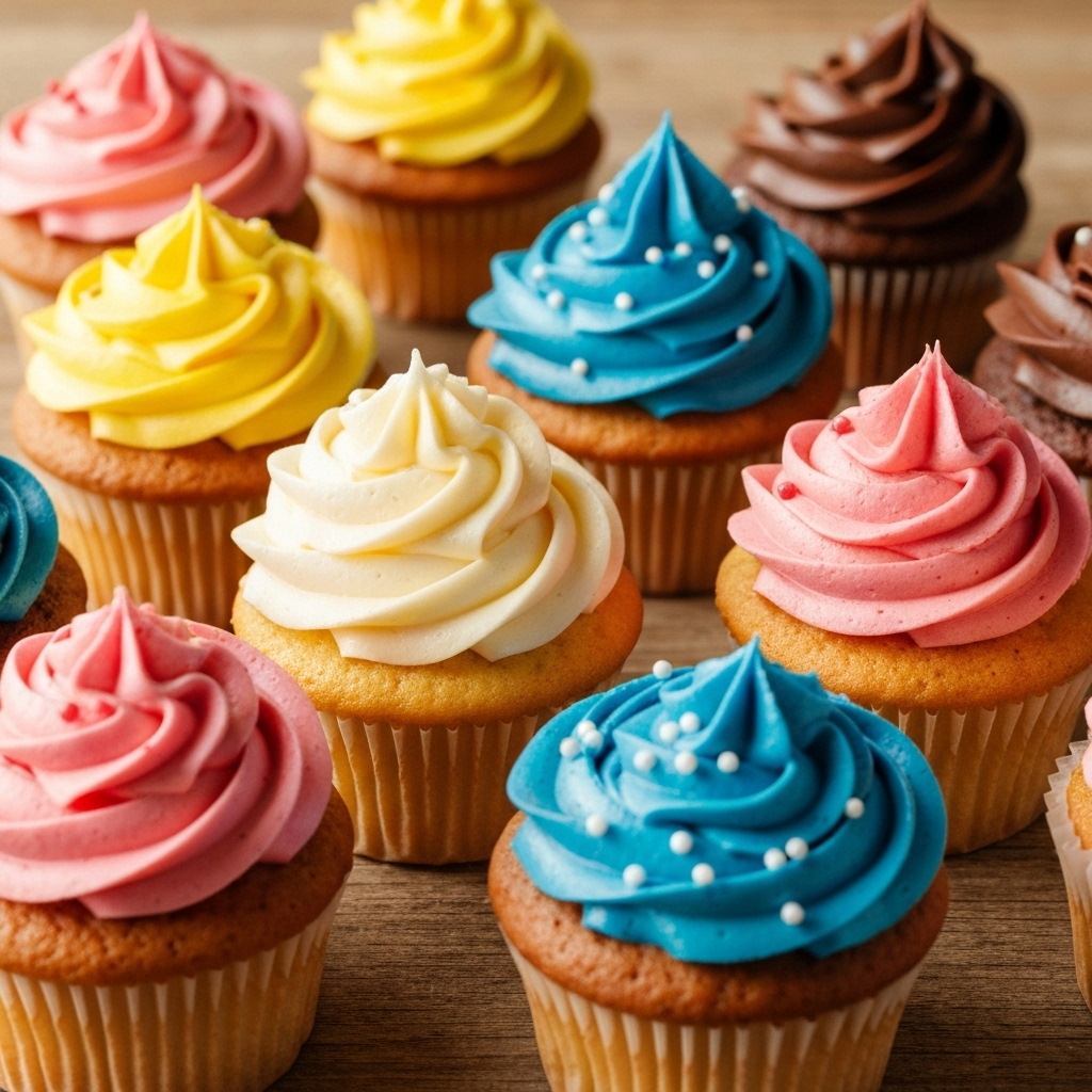 Cupcakes Variados (12 unidades) - Surtido de cupcakes con diferentes sabores y decoraciones